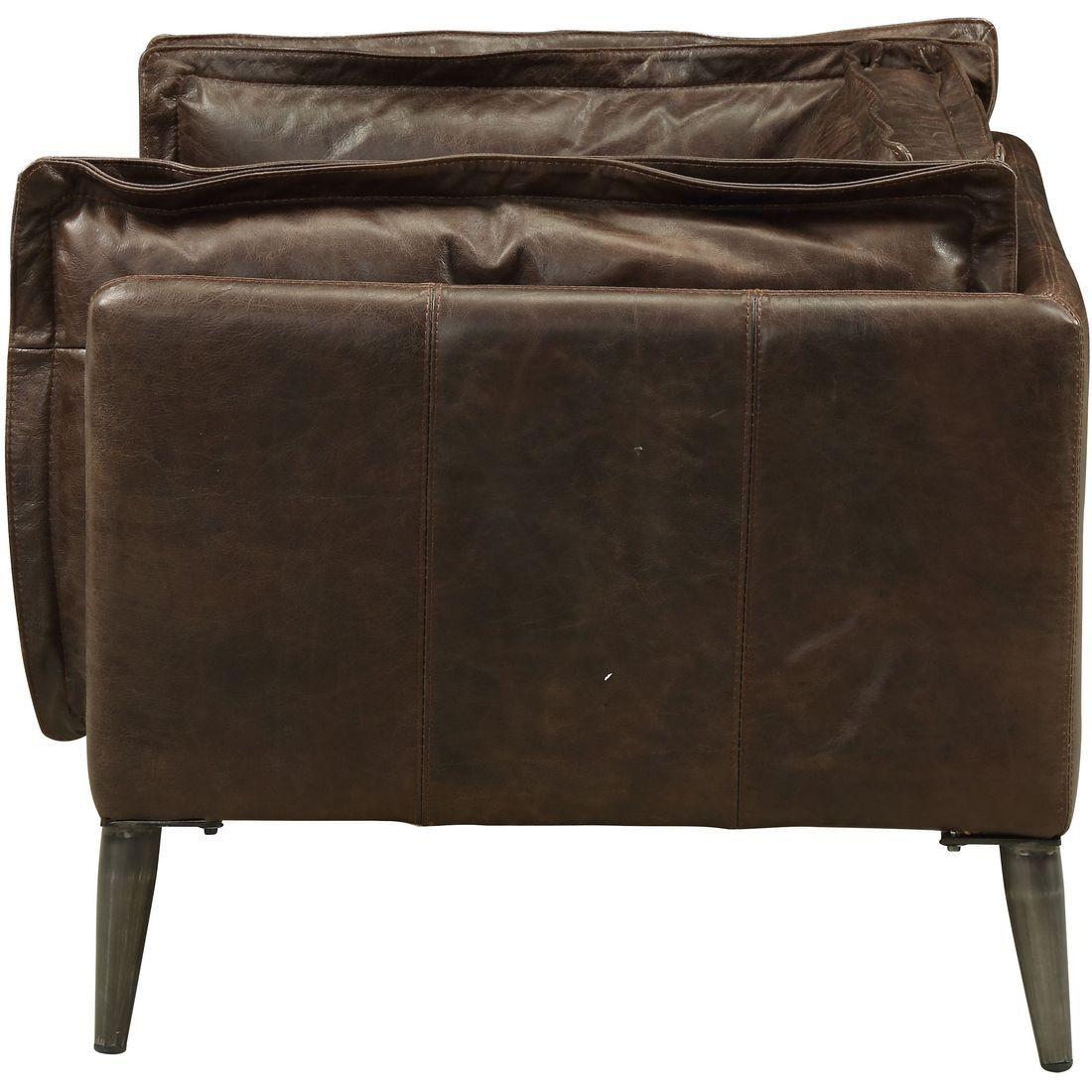 

        
Acme Furniture Porchester-52482 Oversized Chair Chocolate Top grain leather 0840412163517
