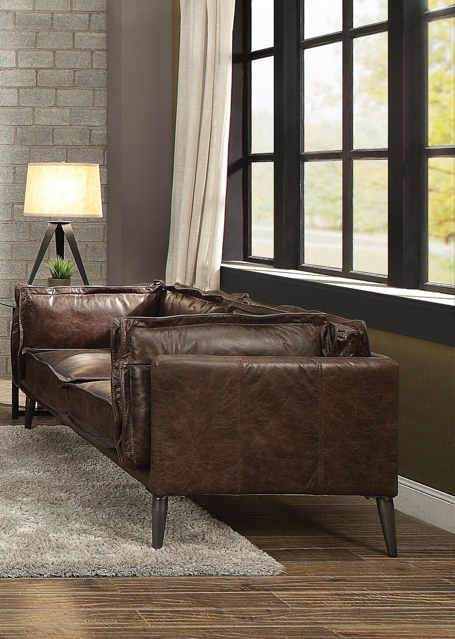 

        
Acme Furniture Porchester-52481 Loveseat Chocolate Top grain leather 0840412163500
