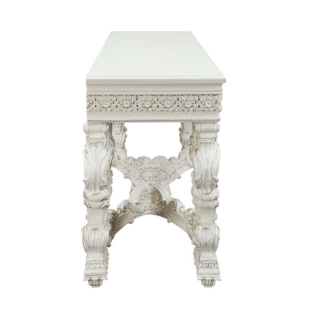 

    
Acme Furniture Adara Console Table LV01219-CT Console Table Antique White LV01219-CT
