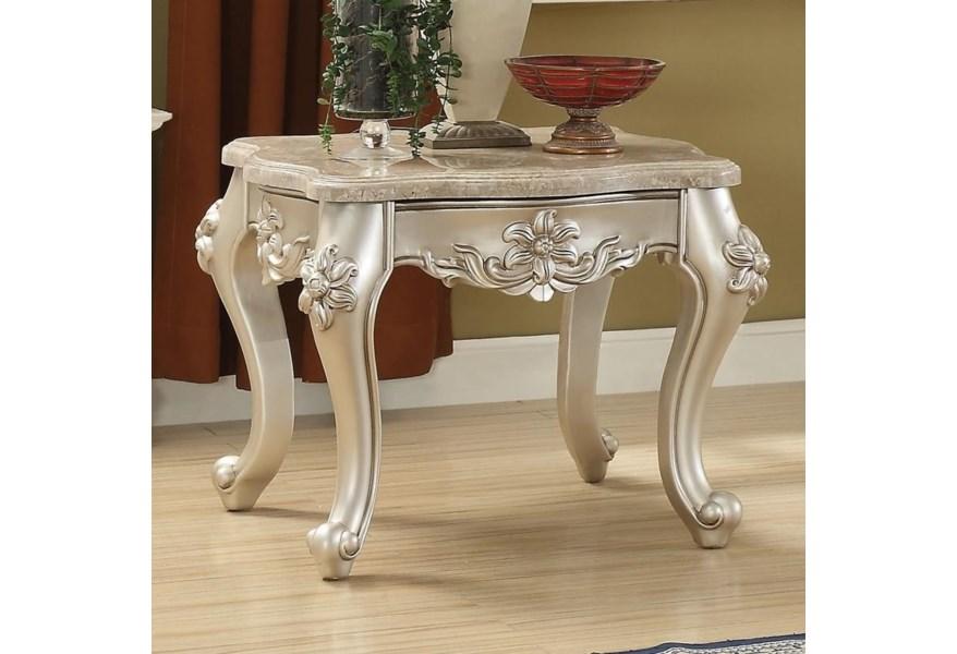

    
81665-3pcs Acme Furniture Coffee Table and 2 End Tables
