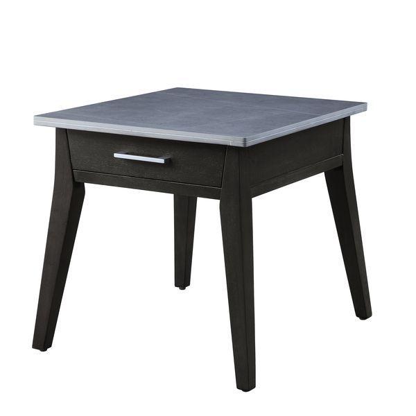 

    
Classic Blue Marble & Dark Brown End Table by Acme Zemocryss LV00609
