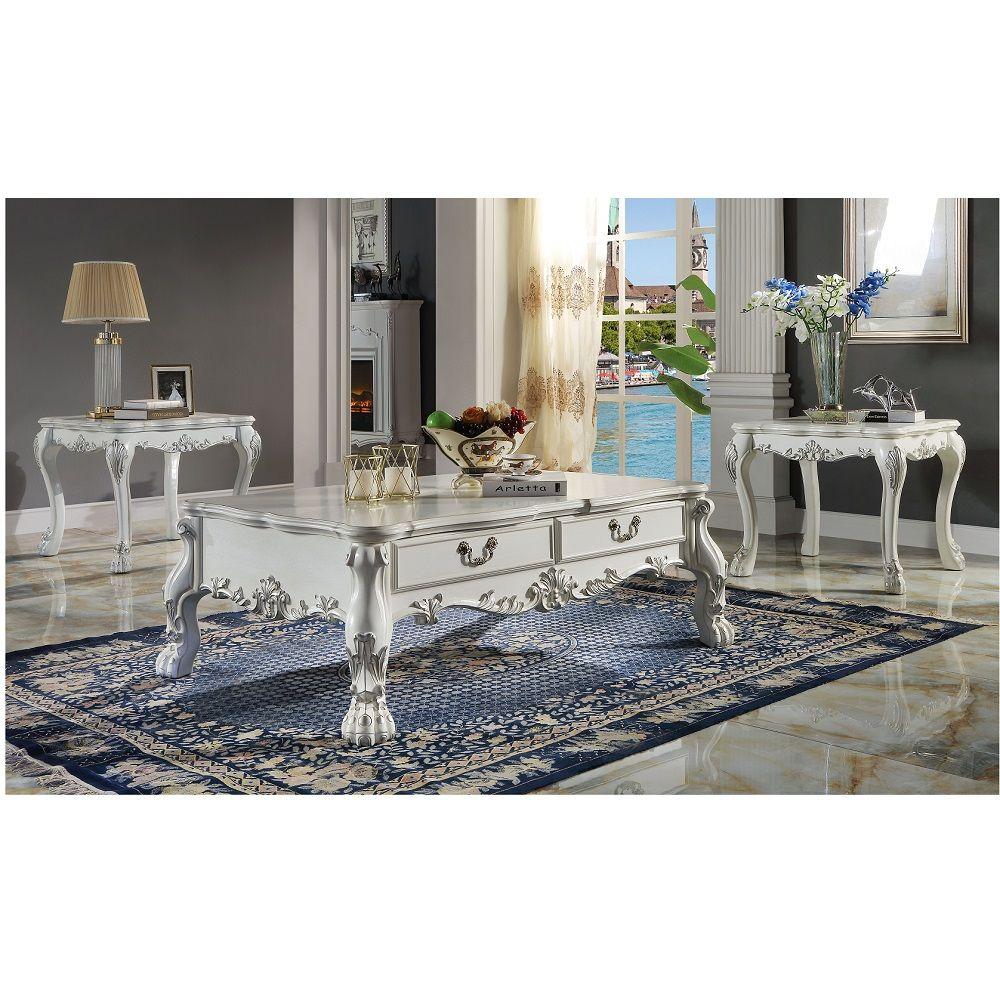 Classic Coffee Table Dresden Coffee Table LV01686-CT LV01686-CT in Bone, White 
