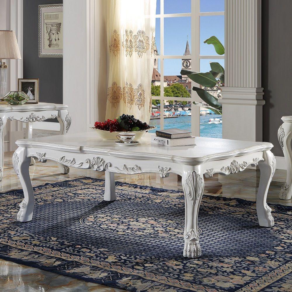 Classic Coffee Table Dresden Coffee Table LV01691-CT LV01691-CT in Bone, White 