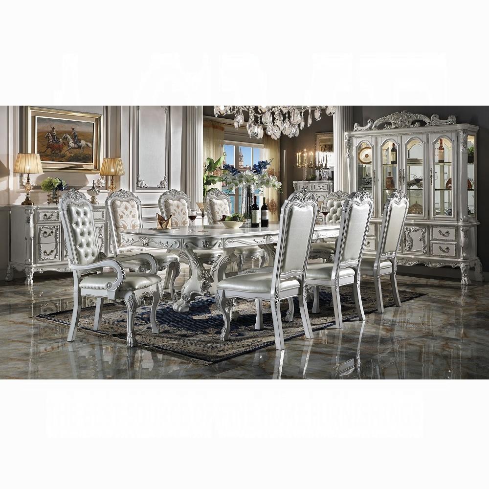 Classic, Traditional Dining Room Set Dresden Dining Room Set 9PCS DN01694-9PCS DN01694-9PCS in White 