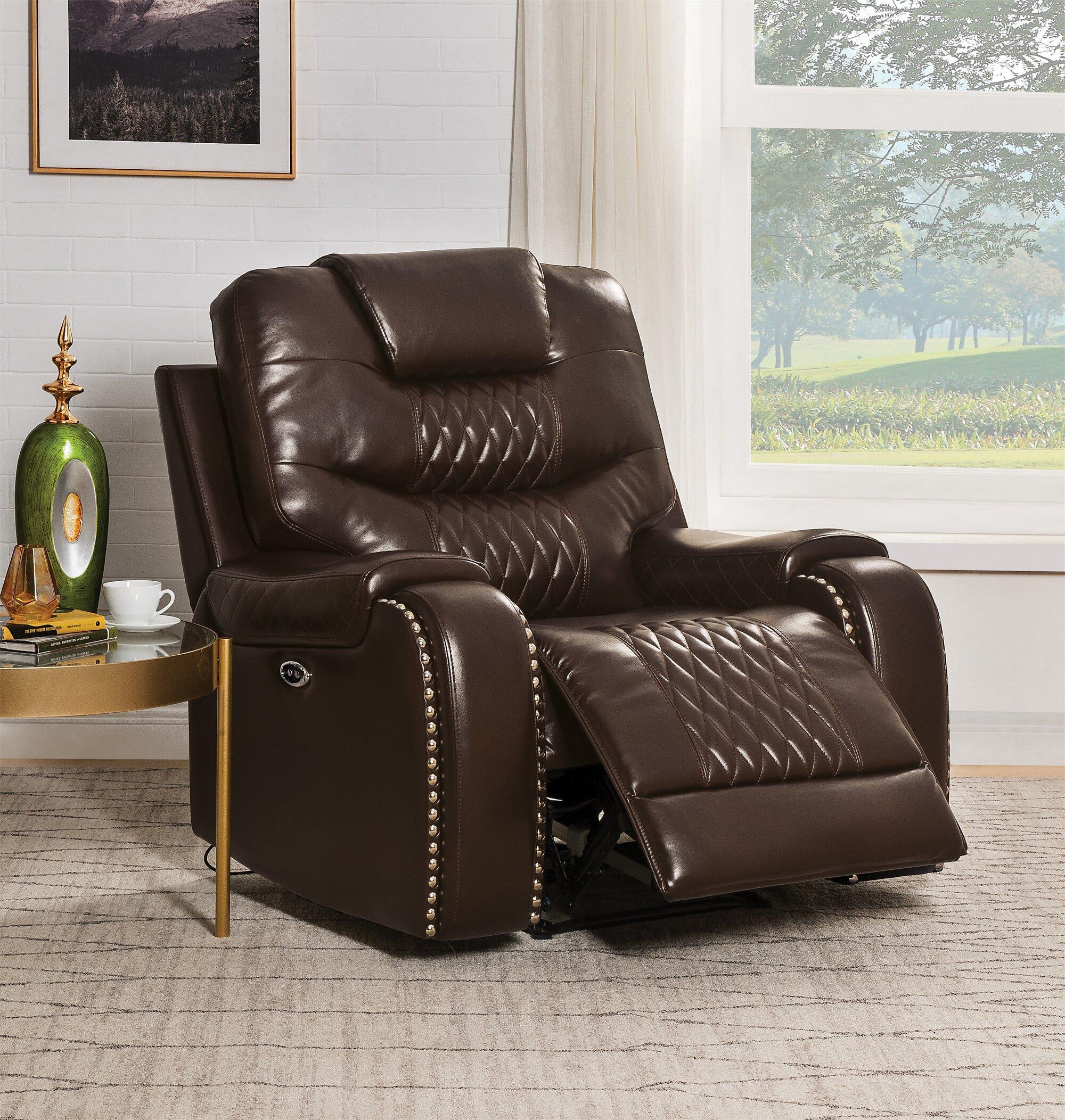 

                    
Acme Furniture Braylon Recliner Brown PU Purchase 
