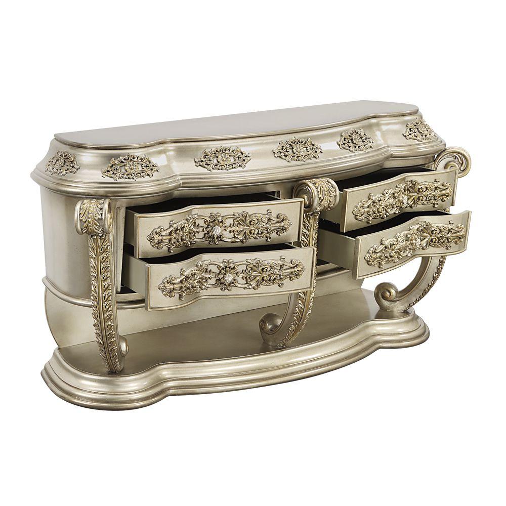 Classic Dresser With Mirror Danae Dresser With Mirror BD01237-D-2PCS BD01237-D-2PCS in Gold, Champagne 