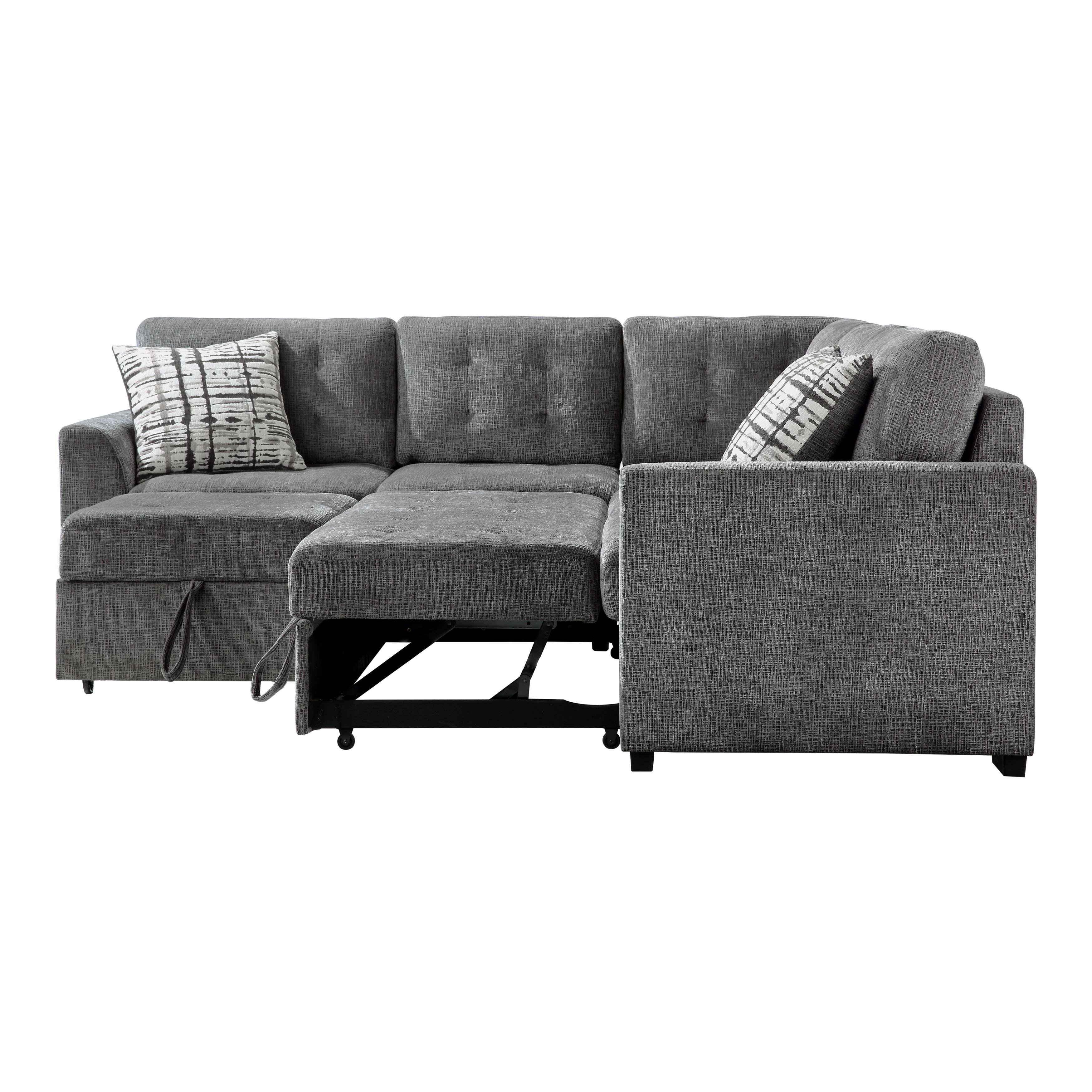 

                    
Homelegance 9311GY*SC Lanning Sectional Gray Chenille Purchase 
