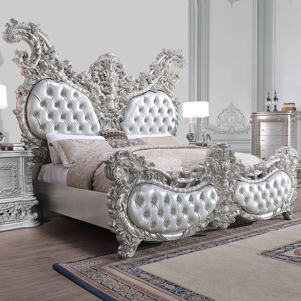 

    
Classic Gray Composite Wood King Bed Set 3PCS Acme Furniture Valkyrie BD00683EK-EK-3PCS

