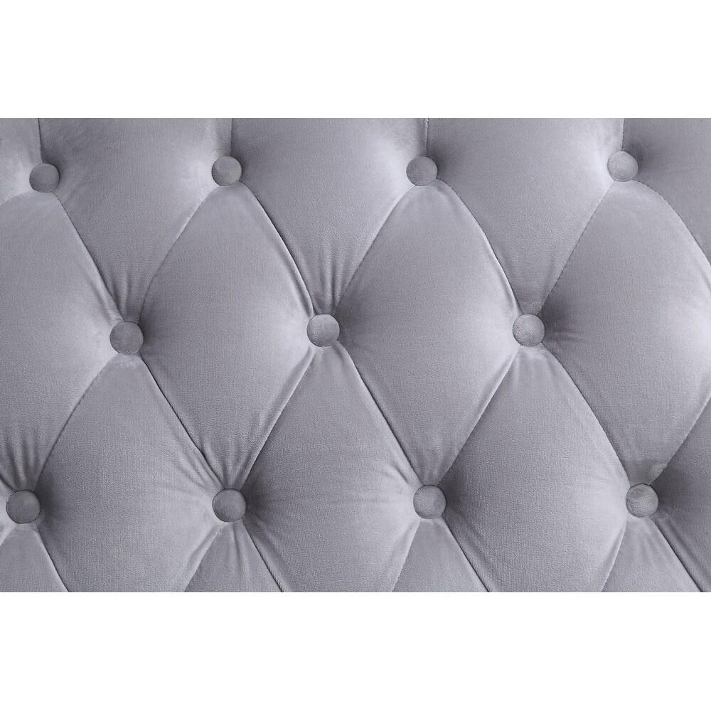 

    
LV00254-2pcs Classic Gray Fabric Sofa + Loveseat by Acme Galelvith LV00254-2pcs
