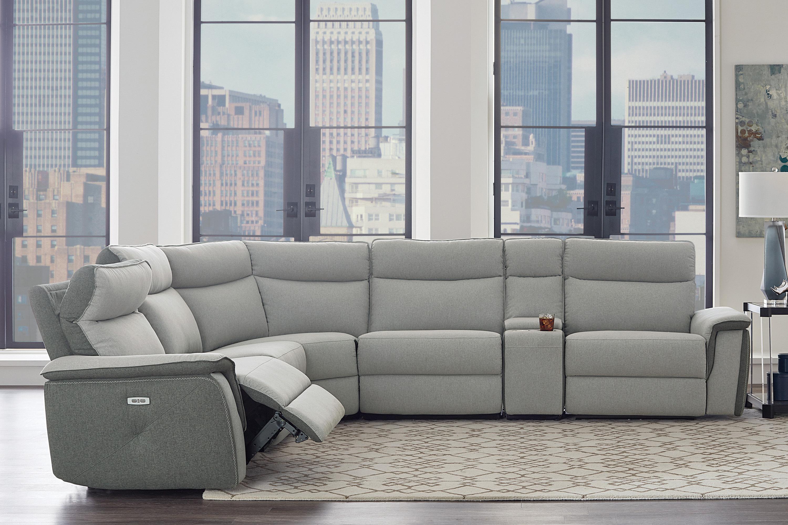 

                    
Homelegance 8259*6SCPWH Maroni Power Reclining Sectional Gray Textured Purchase 
