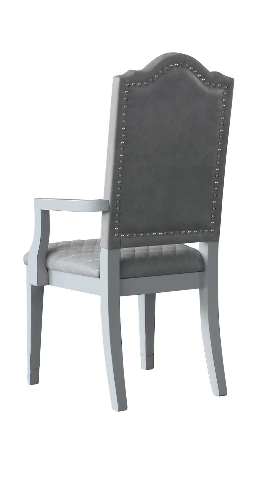 

    
Acme Furniture House Marchese Arm Chair Set Gray 68863-2pcs
