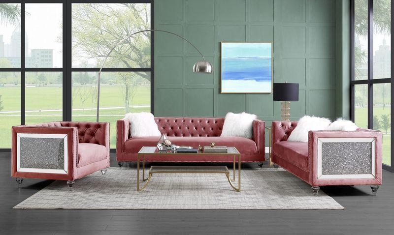 

    
LV00327-2pcs Acme Furniture Sofa and Loveseat Set
