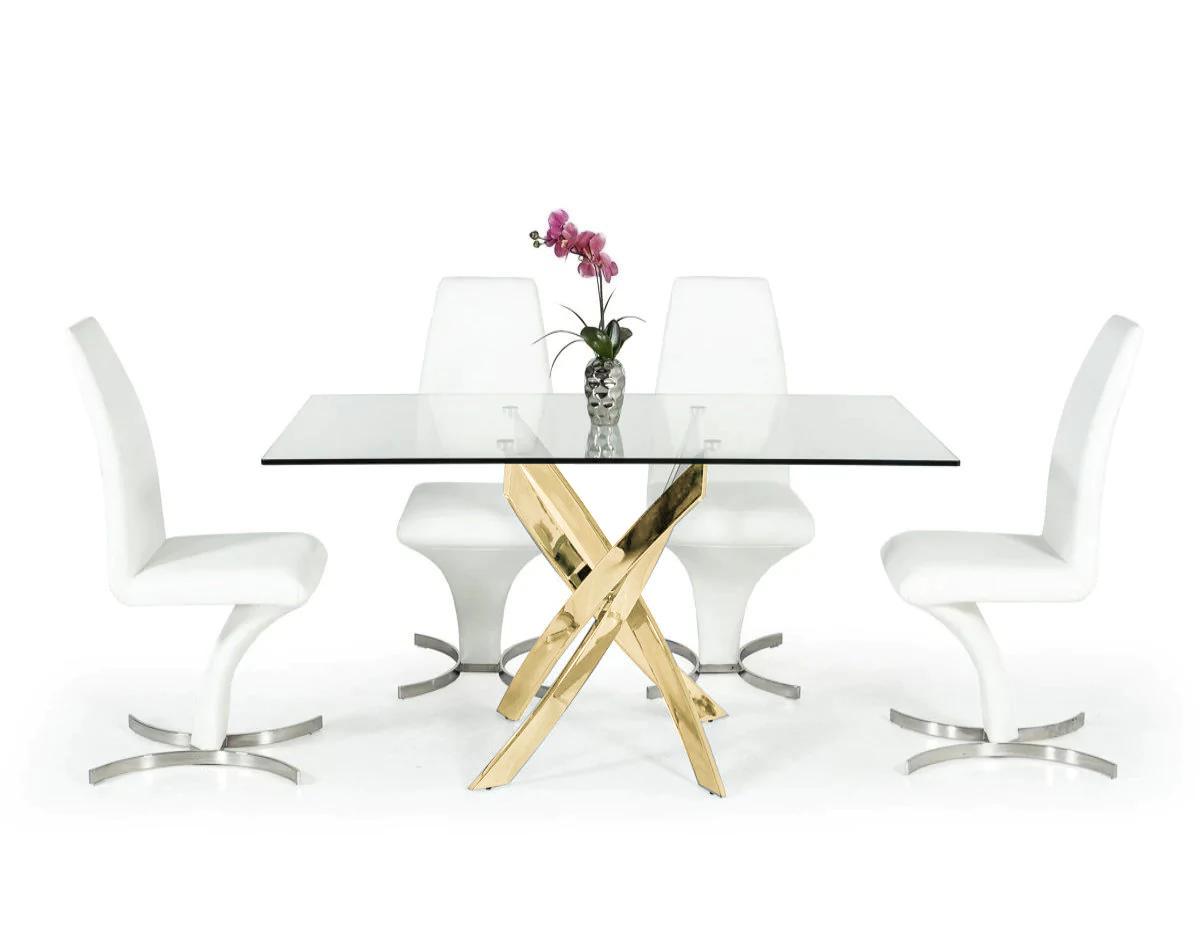 

    
VIG Furniture Pyrite Dining Table Gold VGEW-2133EE-G
