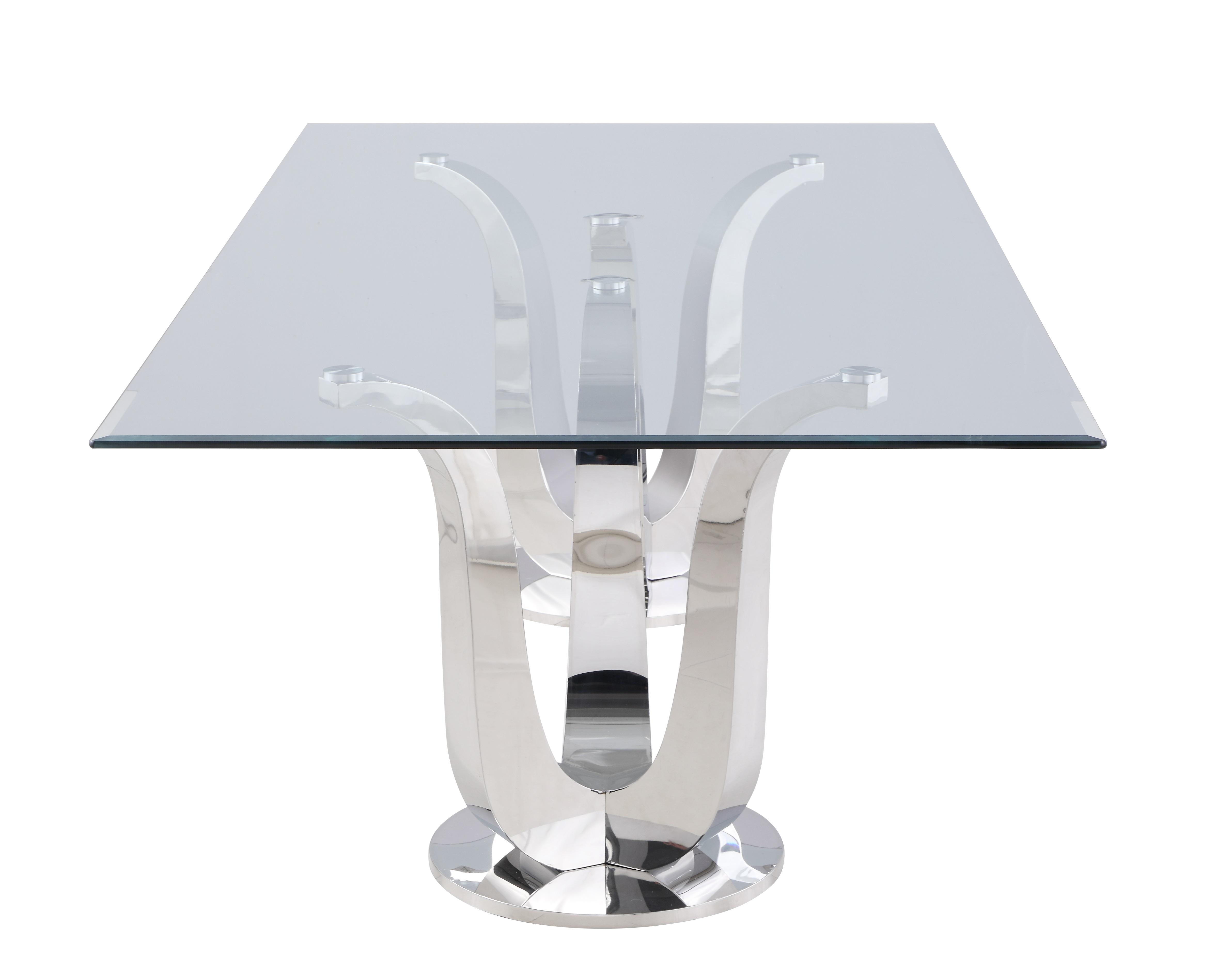 

    
Chintaly Imports Adelle Dining Table White ADELLE-DT-RCT
