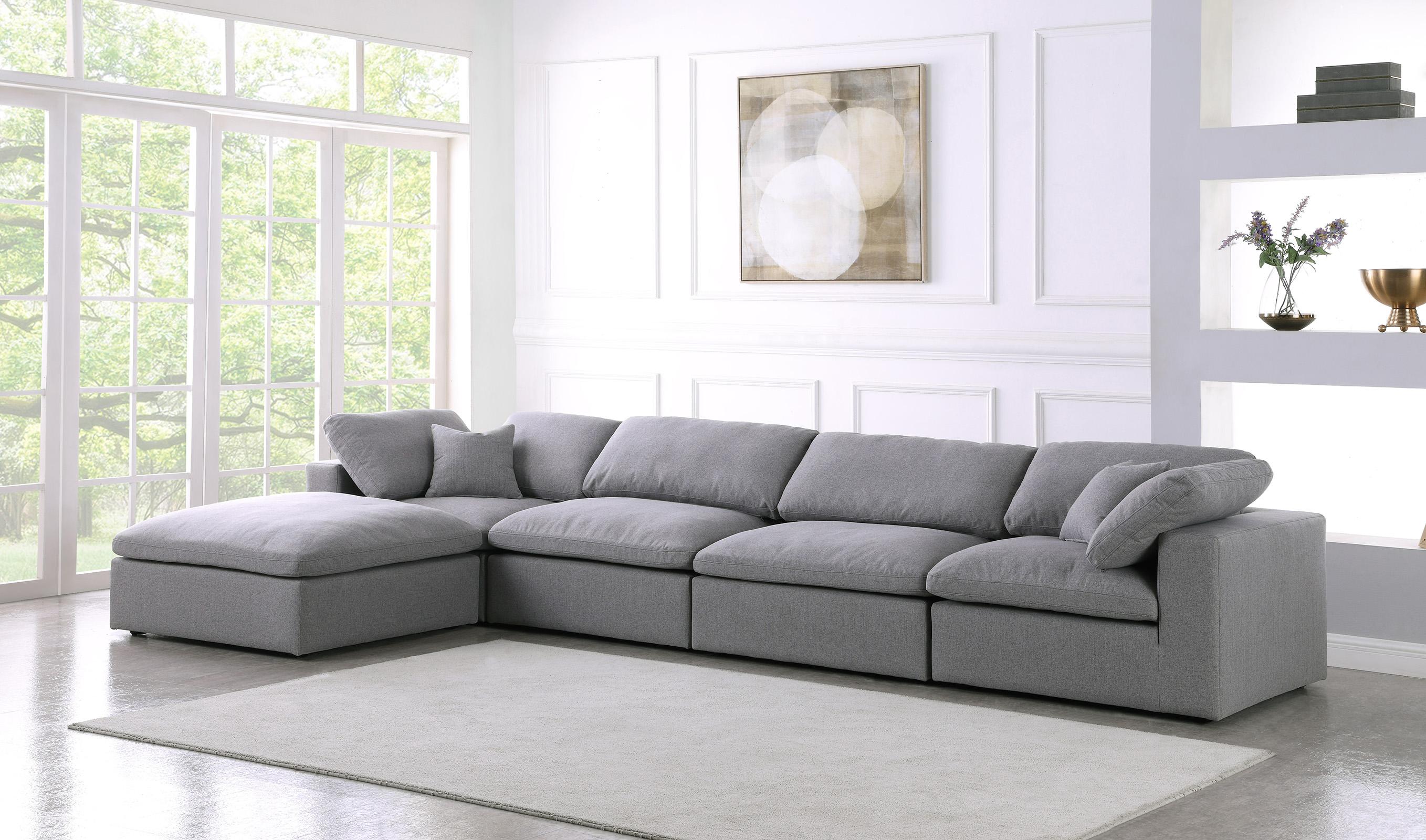 

        
Meridian Furniture SERENE 601Grey-Sec5A Modular Sectional Gray Linen 753359802237

