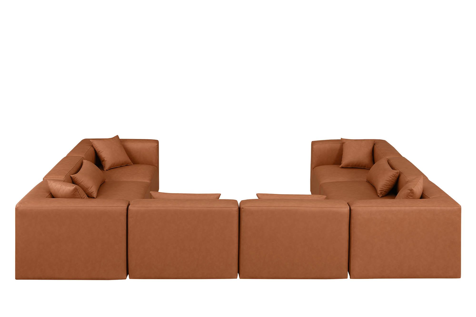 

        
Meridian Furniture CUBE 668Cognac-Sec8A Modular Sectional Sofa Cognac Faux Leather 094308317571
