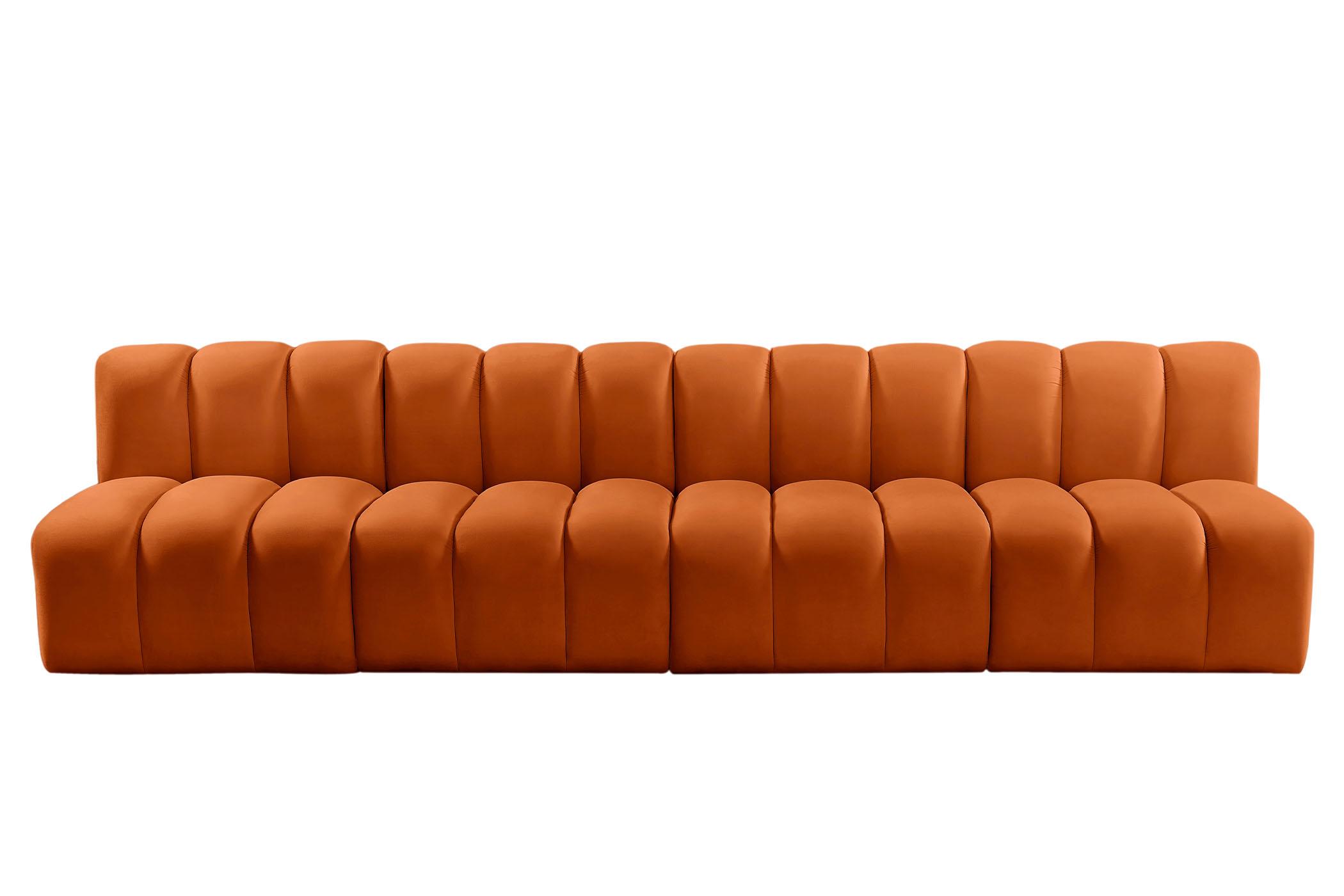 

        
Meridian Furniture ARC 103Cognac-S4E Modular Sectional Sofa Cognac Velvet 094308299679
