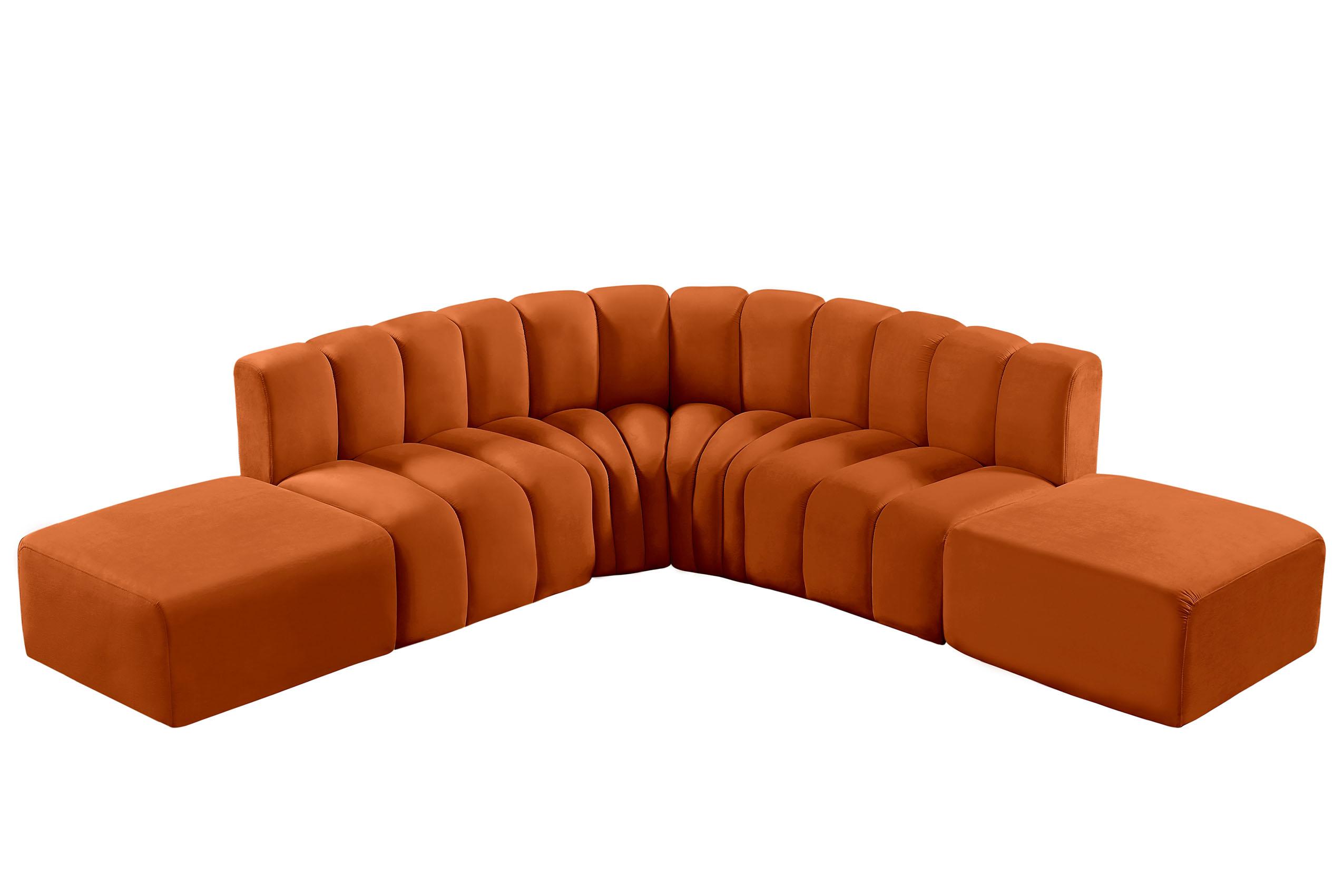 

        
Meridian Furniture ARC 103Cognac-S6C Modular Sectional Sofa Cognac Velvet 094308299754
