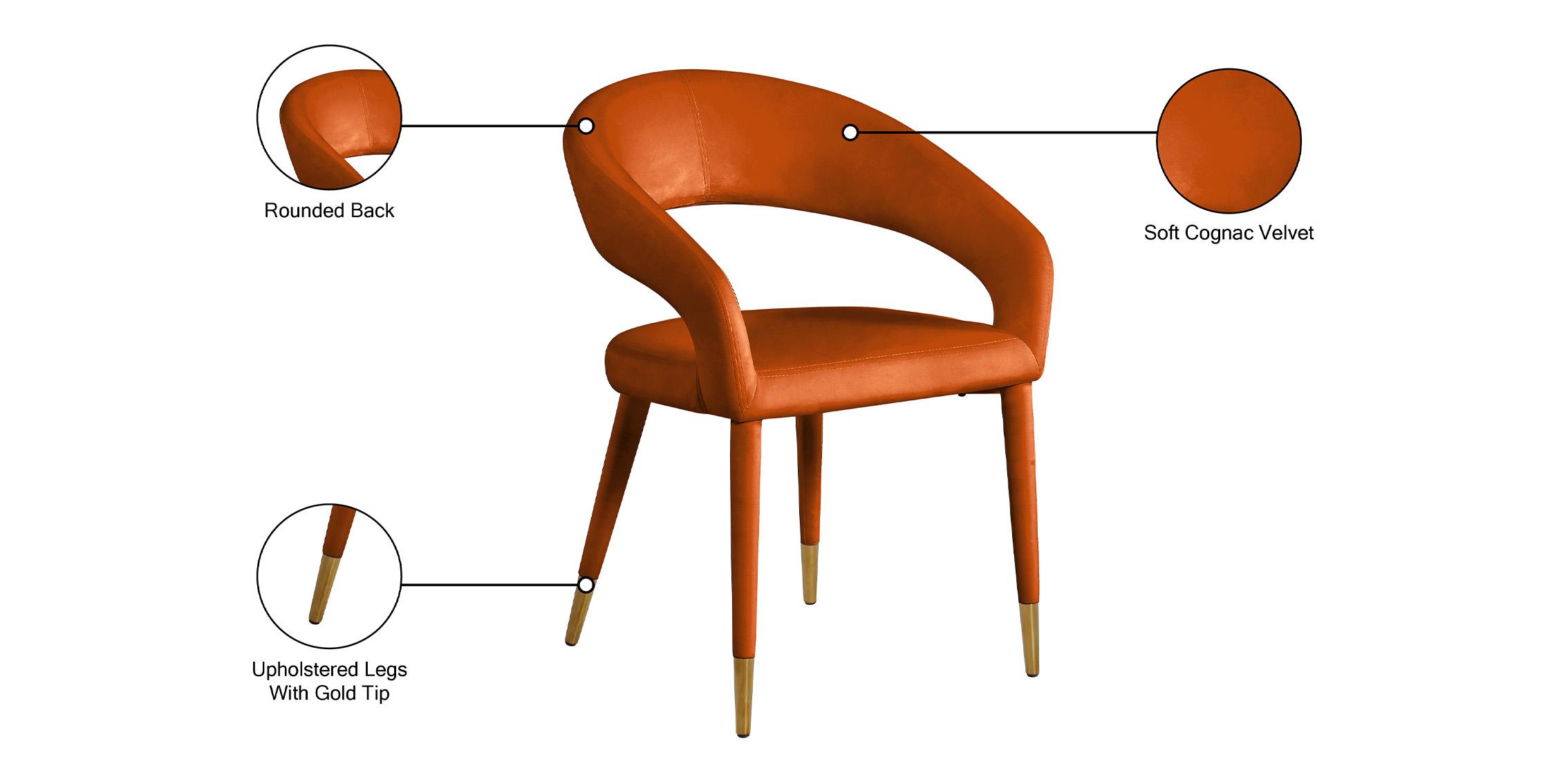 

    
537Cognac-C-Set-2 Meridian Furniture Dining Chair Set
