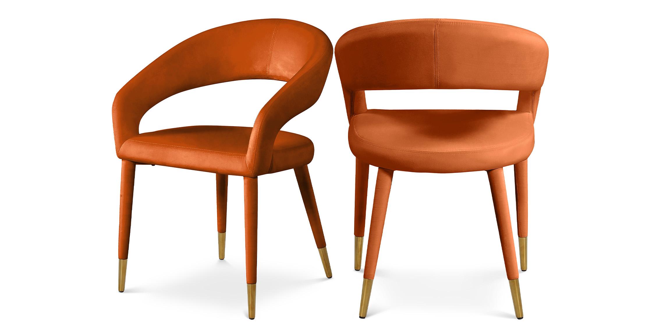 

    
Meridian Furniture DESTINY 537Cognac-C Dining Chair Set Cognac/Gold 537Cognac-C-Set-2
