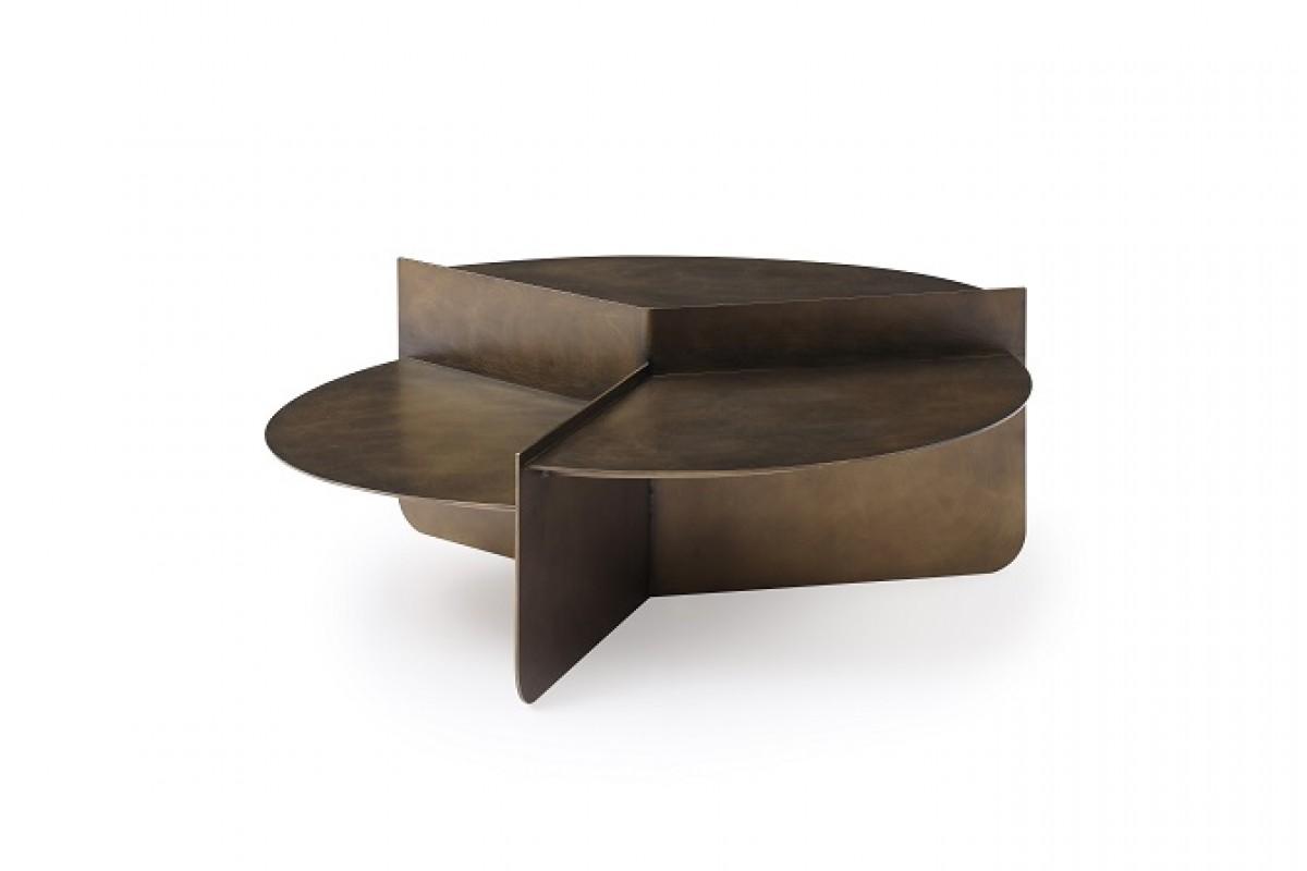 Contemporary, Modern Coffee Table Kyuss VGVC-CT2153 in Antique Brass 
