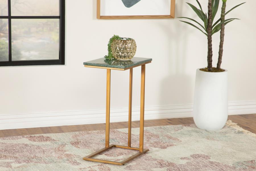 

    
Coaster 936035 Accent Table Green/Gold 936035
