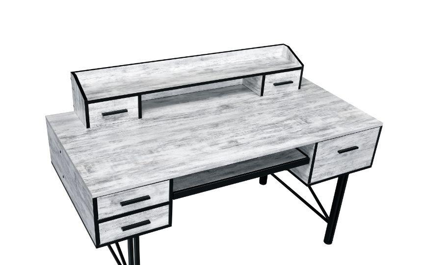 

                    
Acme Furniture 92802 92918  Safea/Jurgen Office Desk w/ Side Cabinet Antique White  Purchase 
