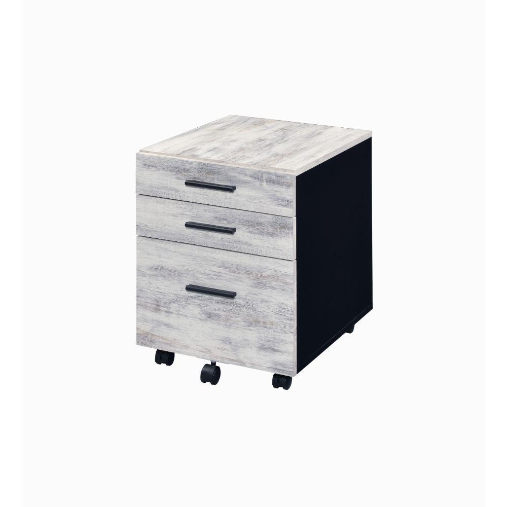

                    
Buy Contemporary Antique White & Black Finish Office Desk + Side Cabinet by Acme 92802 92918  Safea/Jurgen
