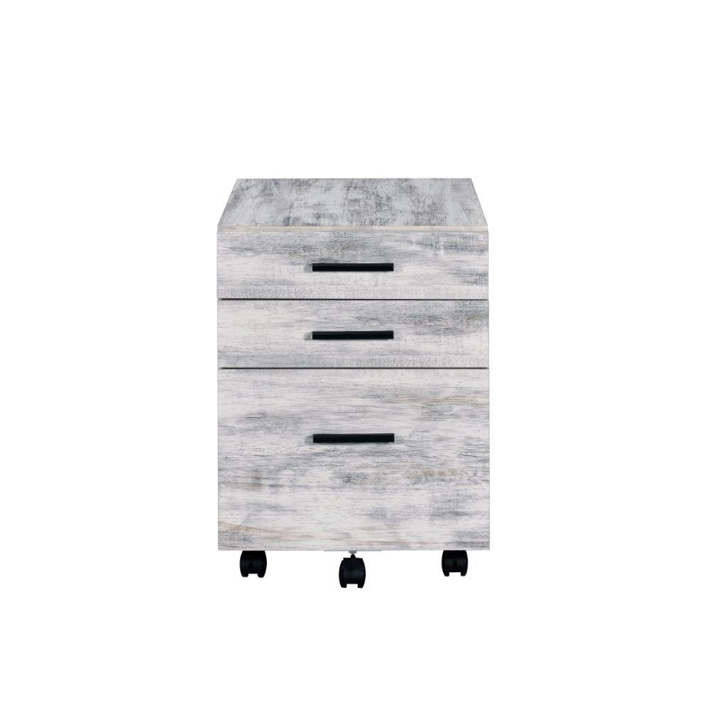 

    
92918 - 2pcs Contemporary Antique White & Black Finish Office Desk + Side Cabinet by Acme 92802 92918  Safea/Jurgen
