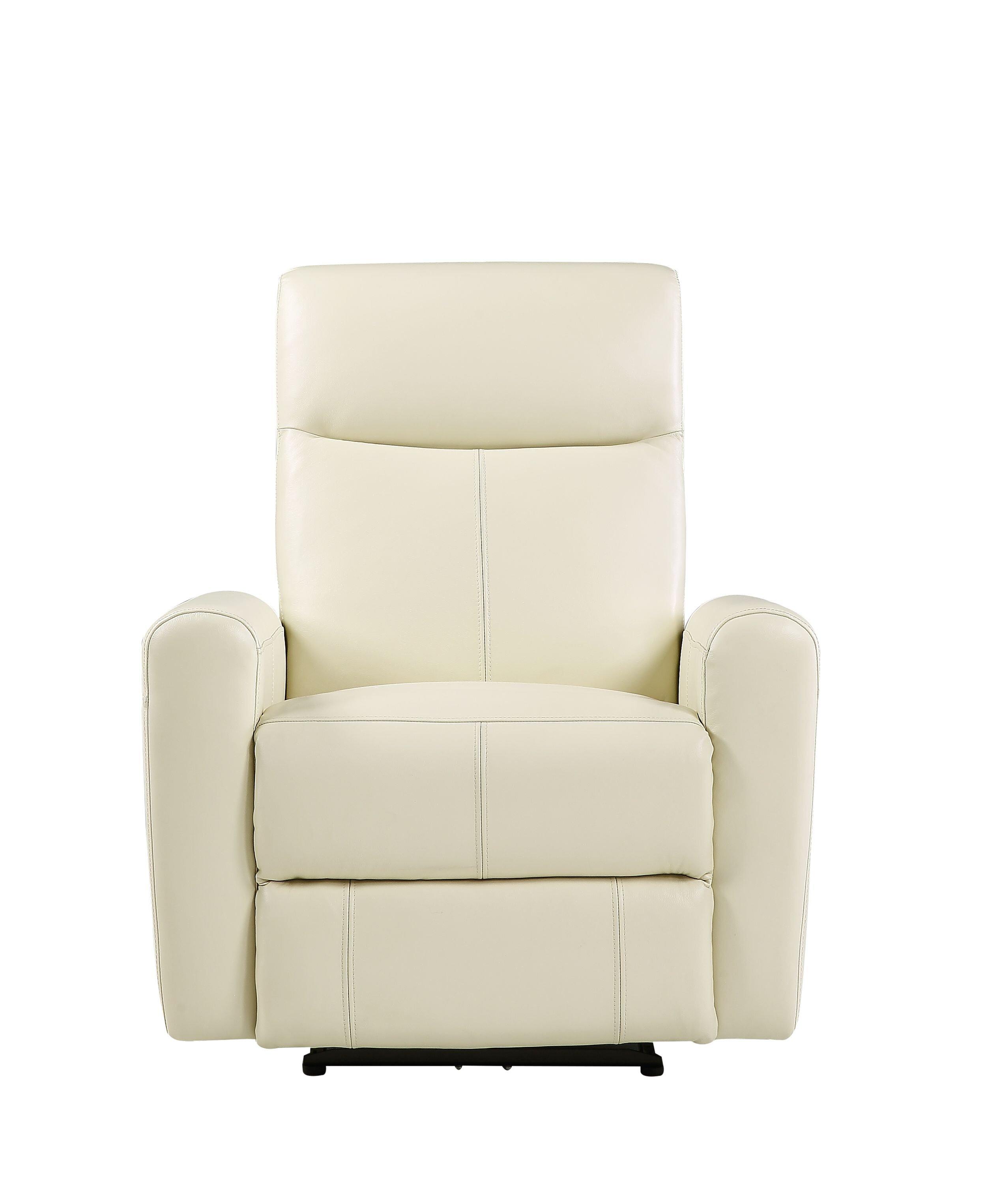 

                    
Acme Furniture Blane Recliner Beige Top grain leather Purchase 
