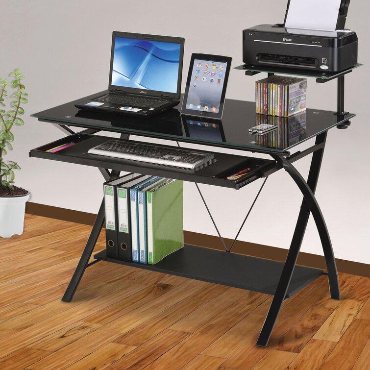 

    
Contemporary Black Computer Desk by Acme 92078 Erma
