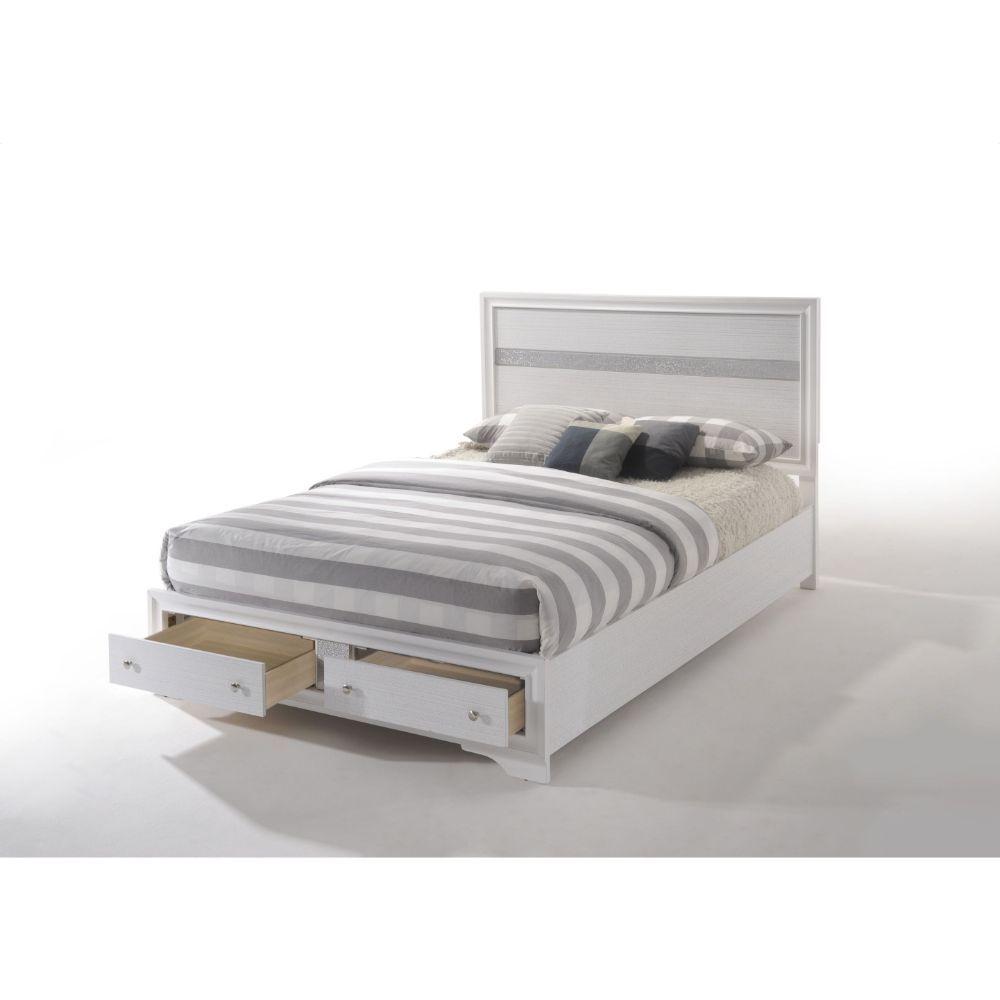 

    
Acme Furniture Naima Eastern King Bed White 25897EK
