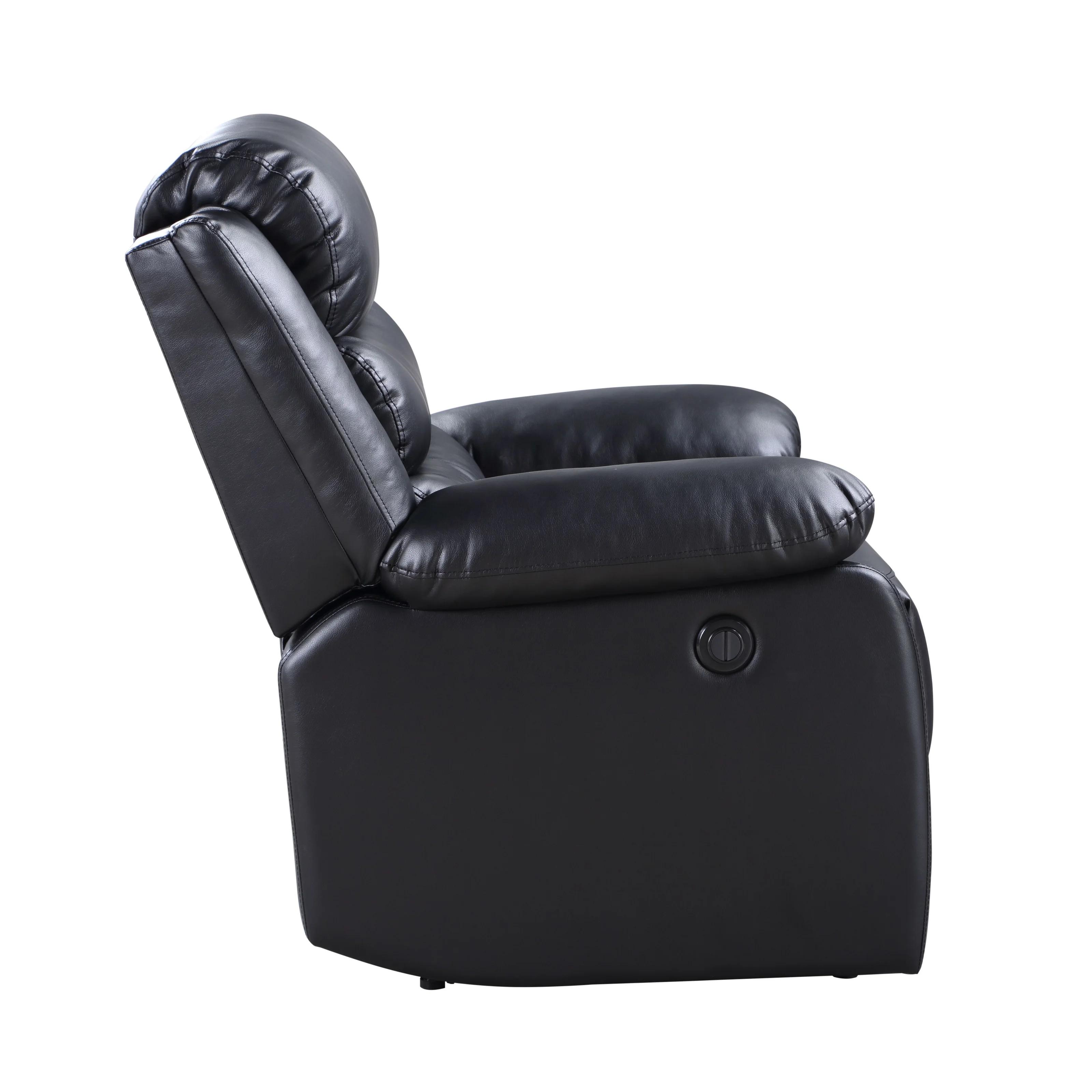 

                    
Acme Furniture Eilbra Recliner Black Faux Leather Purchase 
