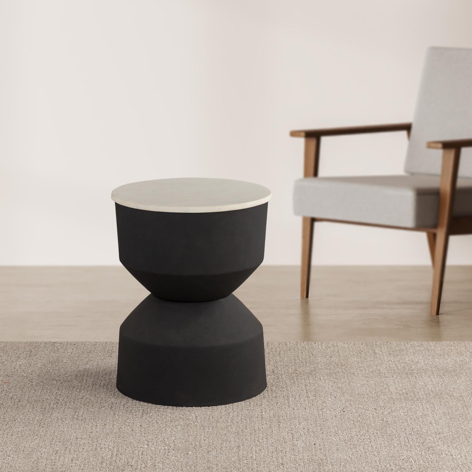 Contemporary, Modern End Table ET460-15 End Table 718852653083 718852653083 in Black 