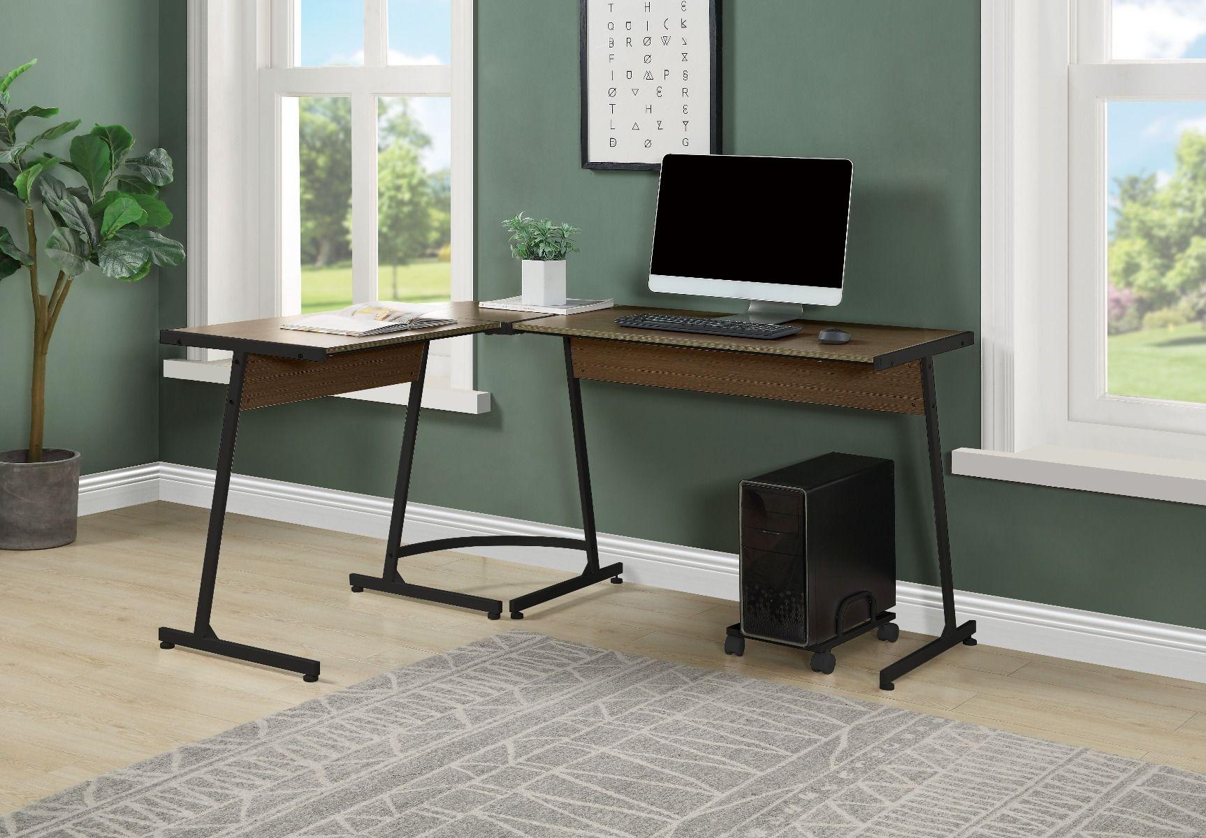 

    
Contemporary Black & Oak Finish Home Office Desk by Acme OF00044 Dazenus

