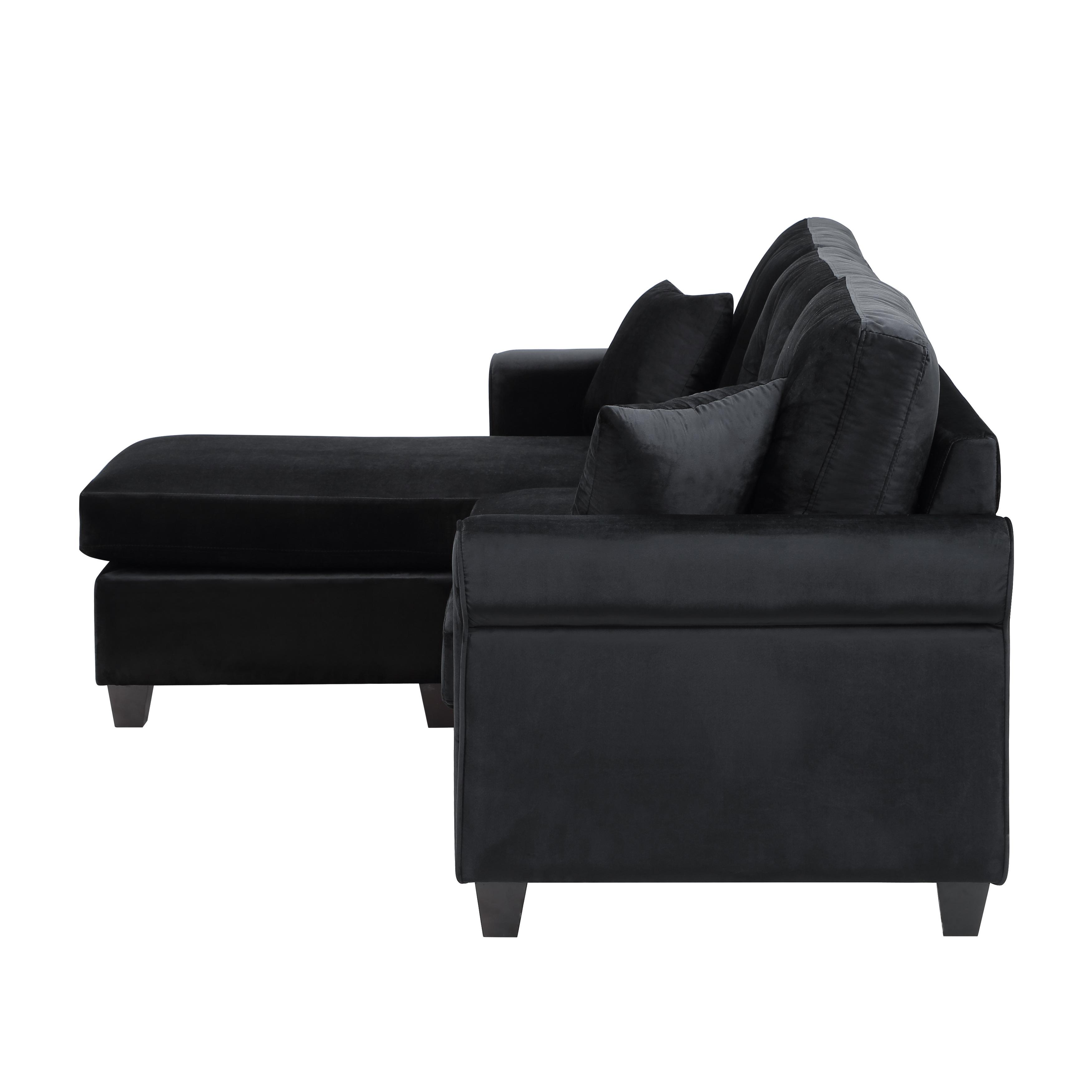 

                    
Buy Contemporary Black Solid Wood Reversible Sofa Chaise Homelegance 9411BK-3SC Monty
