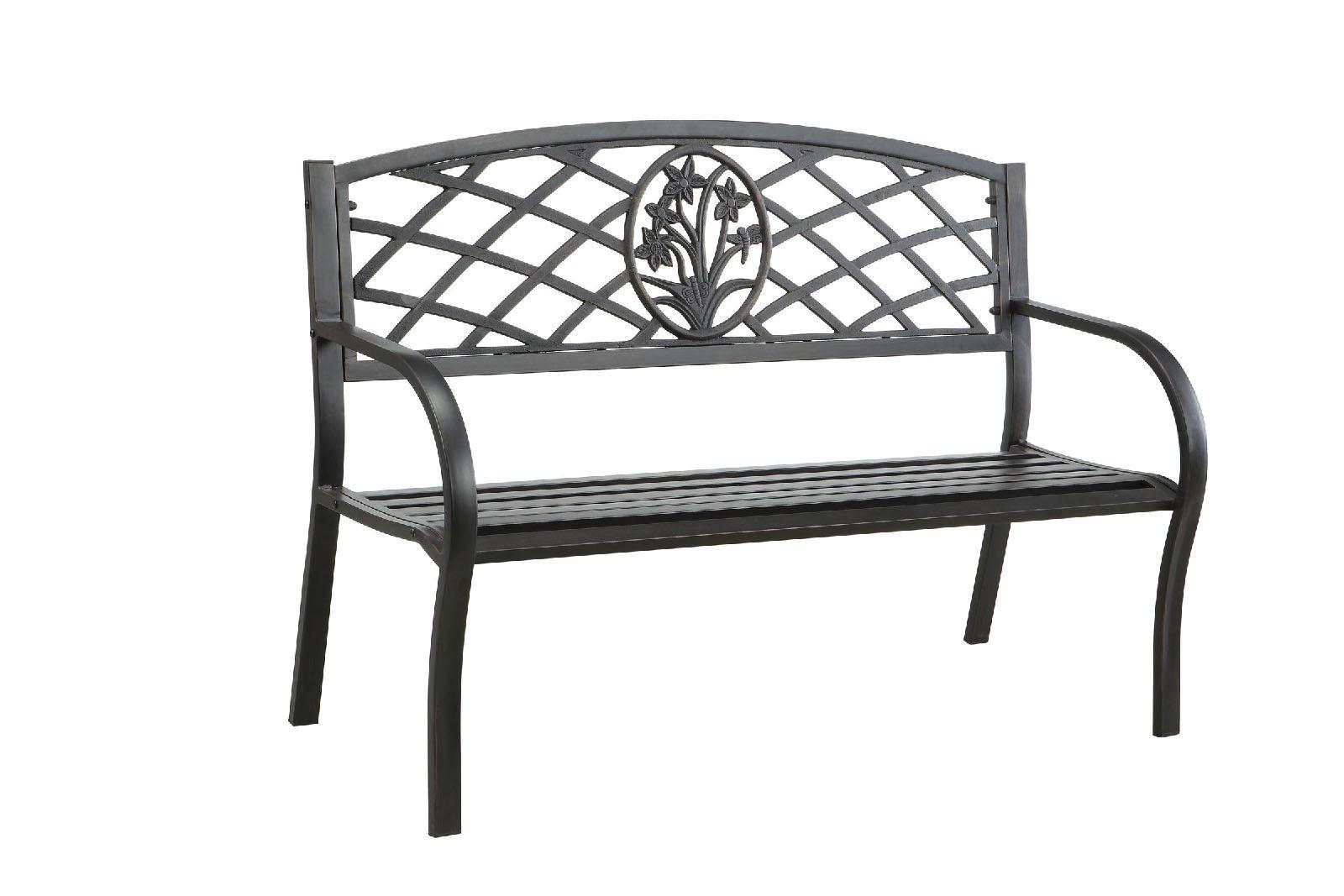 

    
Contemporary Black Steel Patio Bench Furniture of America CM-OB1809 Minot
