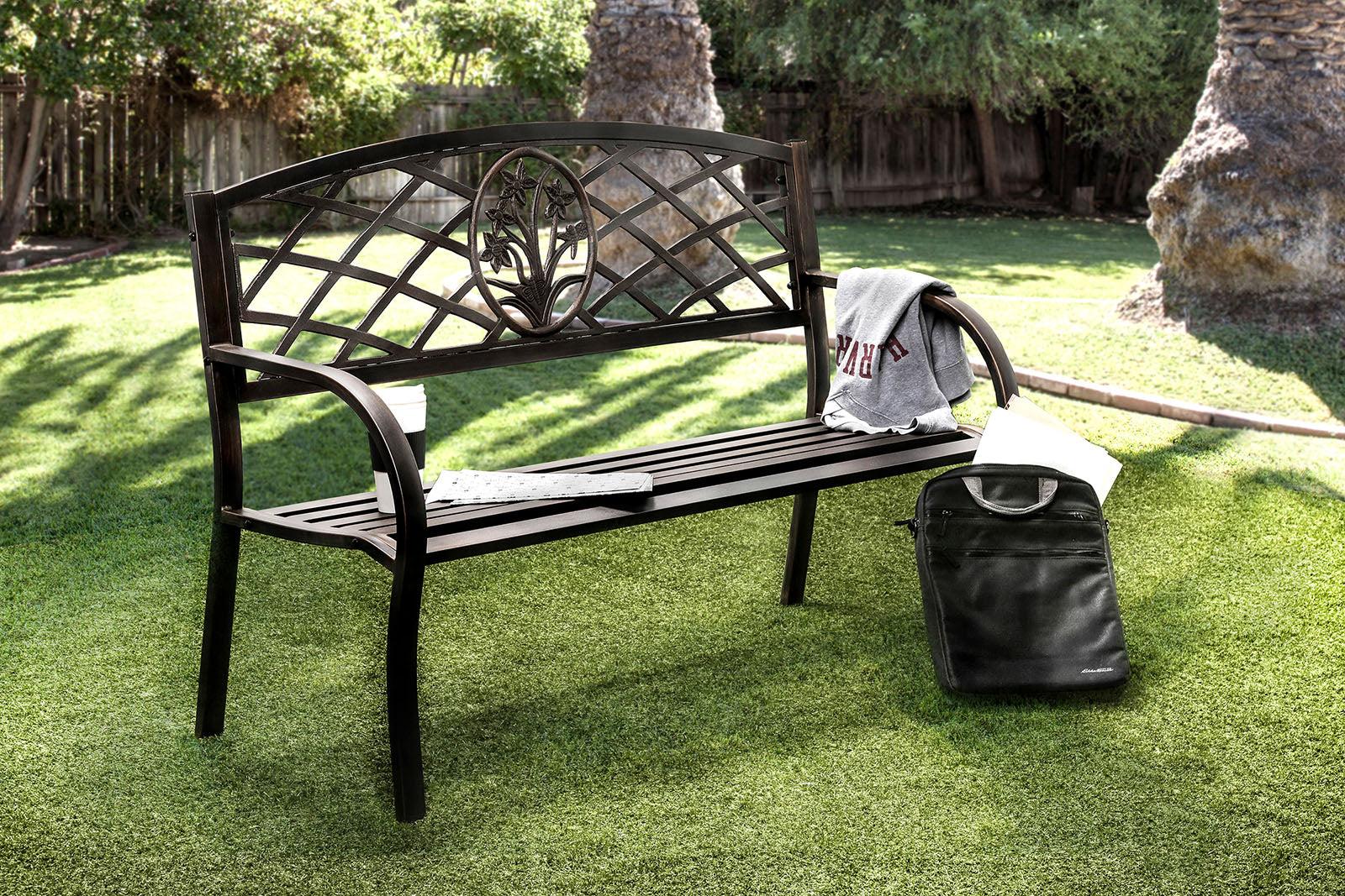 

                    
Furniture of America CM-OB1809 Minot Outdoor Bench Black  Purchase 
