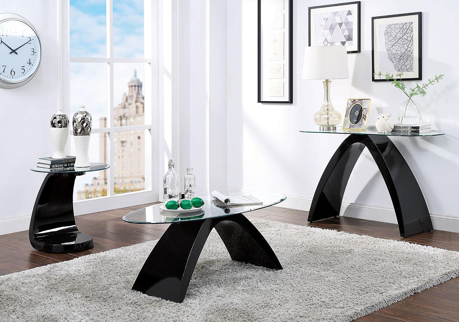 

    
Furniture of America FOA4042BK-S Nahara Sofa Table Black FOA4042BK-S
