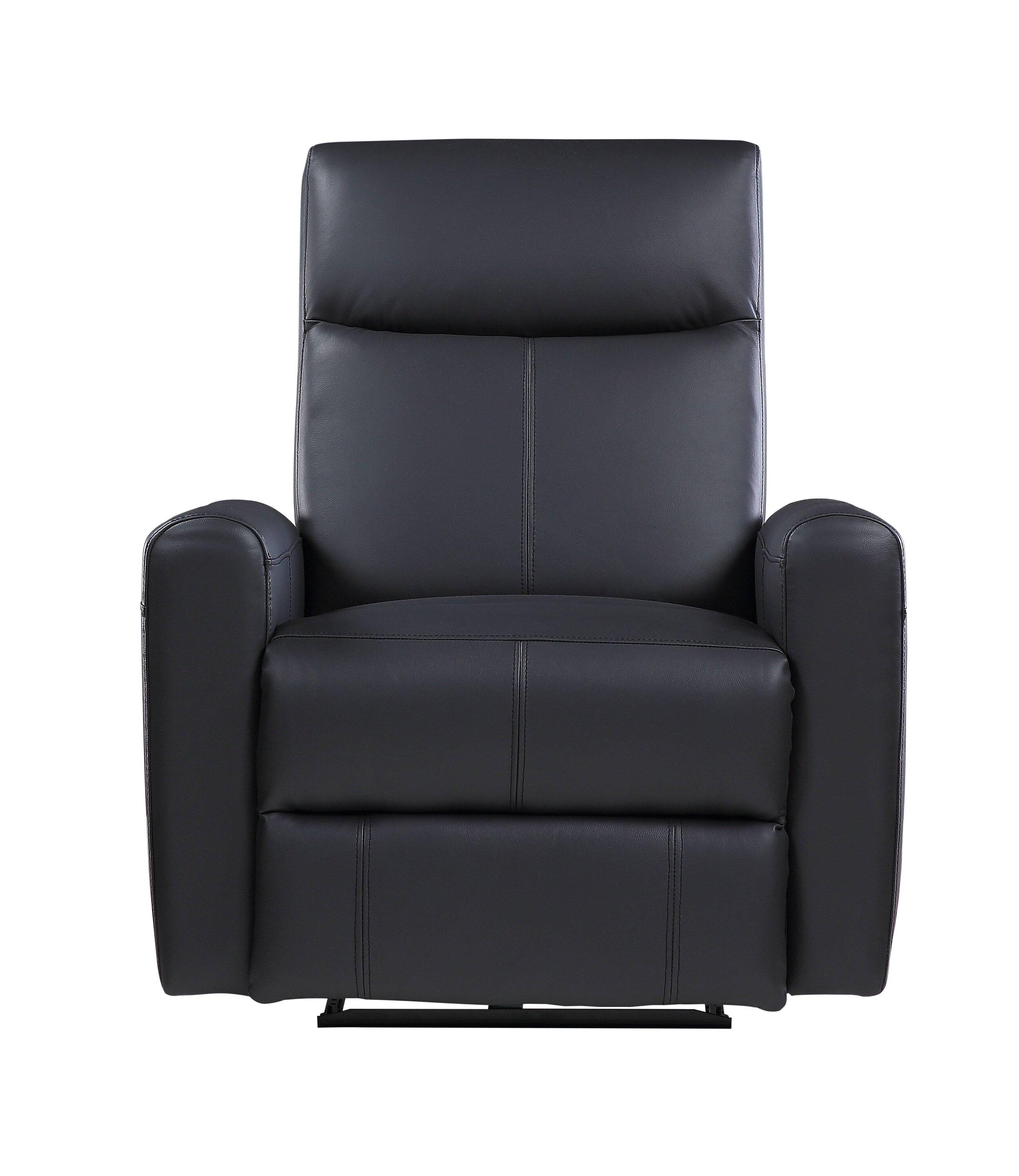 

                    
Acme Furniture Blane Recliner Black Top grain leather Purchase 
