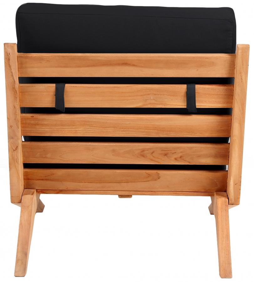 

    
351Black-C Contemporary Black Wood Fabric Patio Chair Meridian Furniture Tahiti 351Black-C
