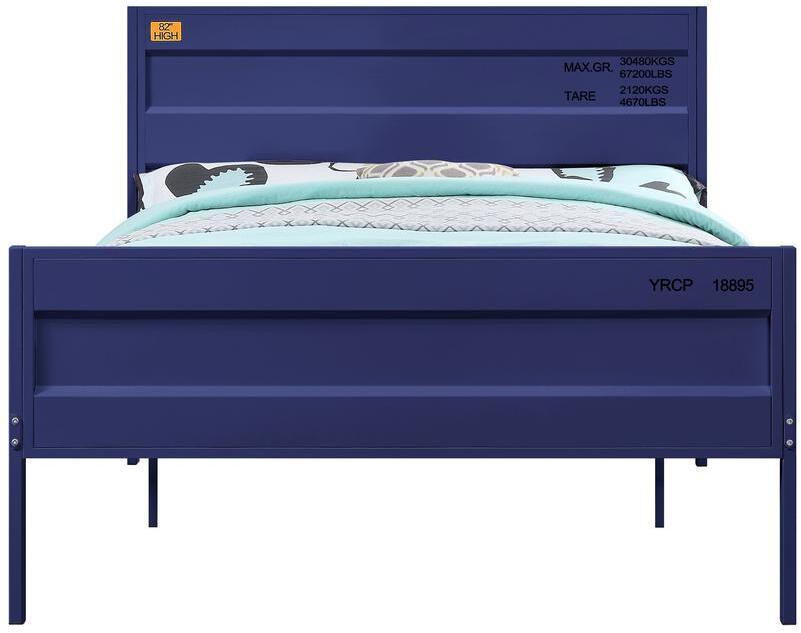 

    
Acme Furniture Cargo Twin bed Blue 35930T
