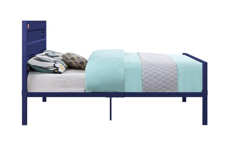 

    
Contemporary Blue Twin Bed by Acme Cargo 35930T
