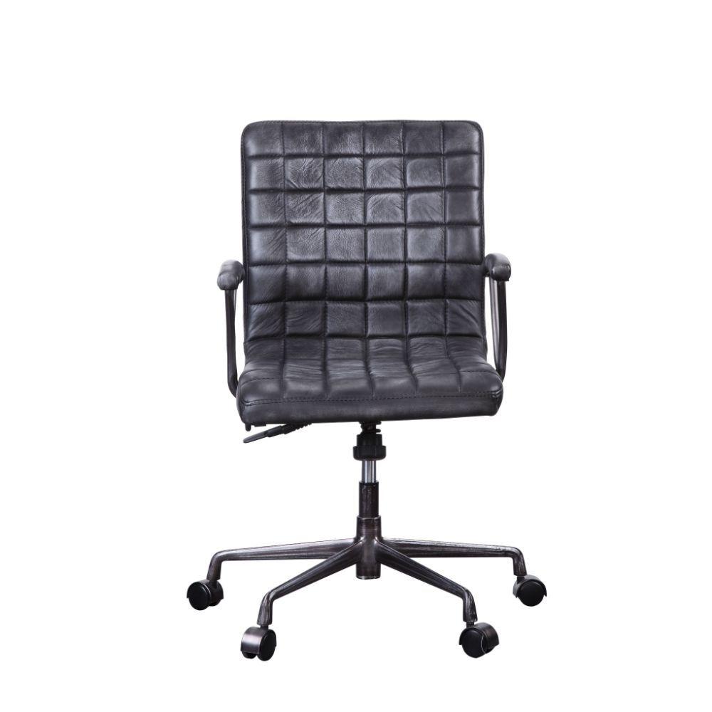 

    
Contemporary Blue Velvet Executive Office Chair by Acme Barack 93071
