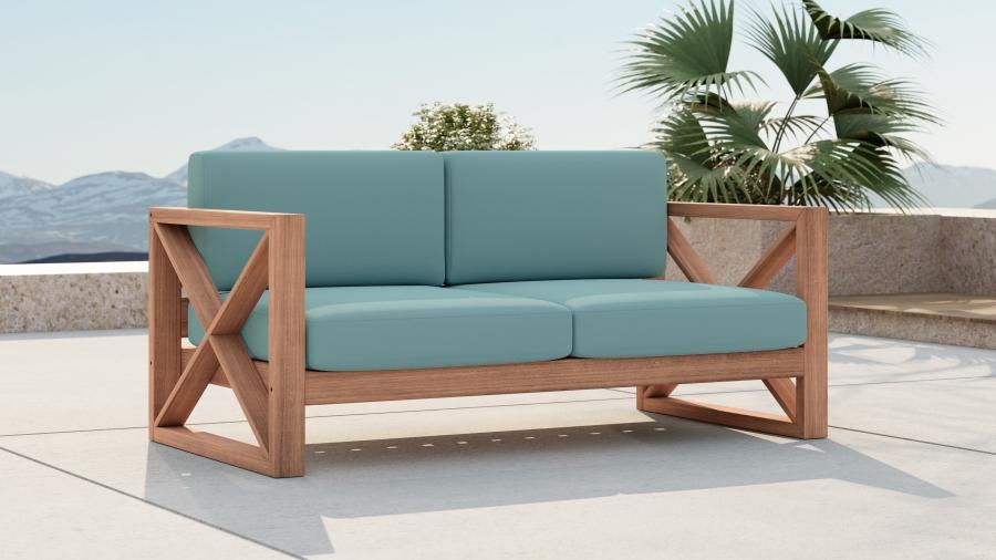

    
 Shop  Contemporary Blue Wood Fabric Patio Sofa Set-3PCS Meridian Furniture Anguilla 352SeaBlue-S-3PCS
