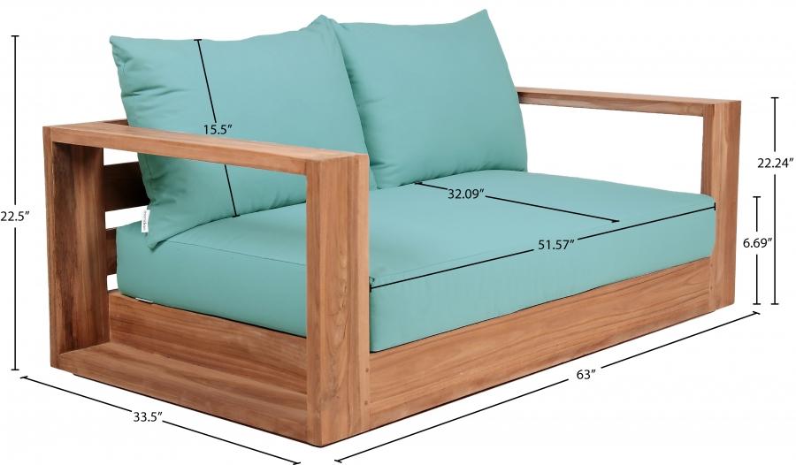 

    
353SeaBlue-S-3PCS Contemporary Blue Wood Fabric Patio Sofa Set 3PCS Meridian Furniture Tulum 353SeaBlue-S-3PCS
