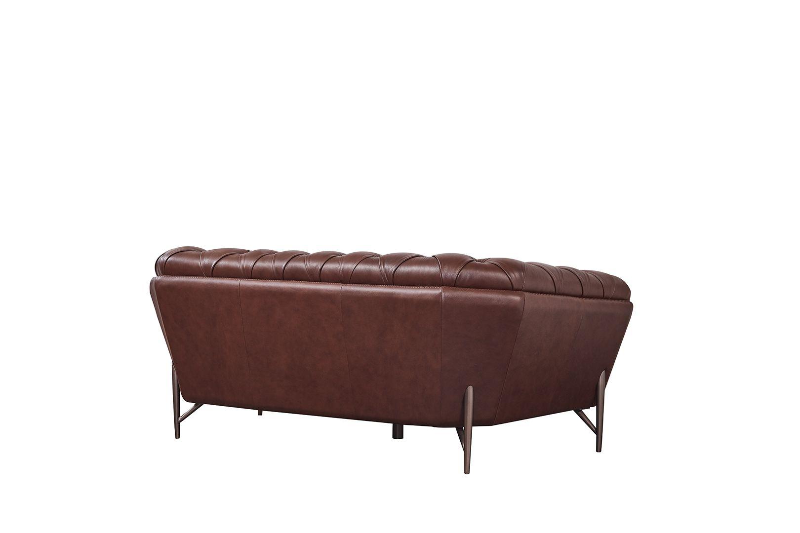

                    
Buy Brown Top-Grain Italian Leather Sofa Set 3Pcs EK8009-BRO American Eagle Classic
