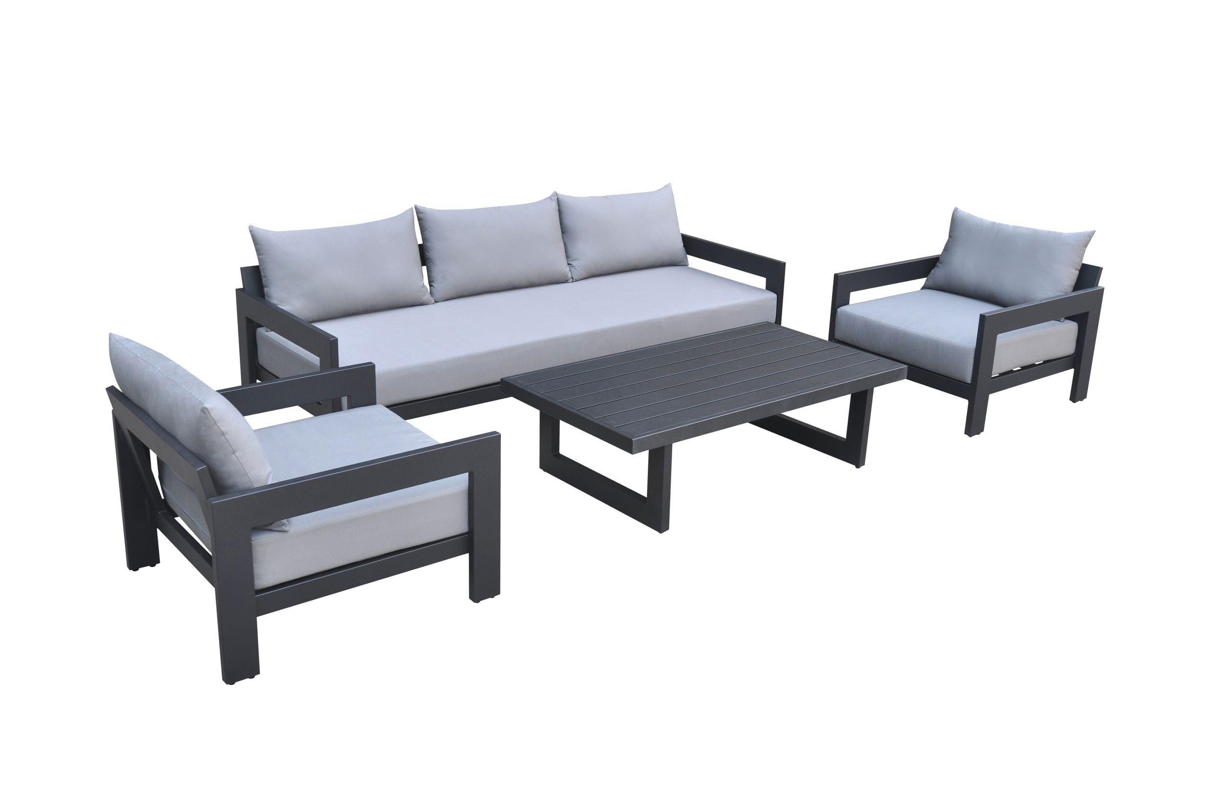 

    
VIG Furniture Renava Wake Outdoor Conversation Set 4PCS VGGE-WAKE-SOFA-SET-GRY-4PCS Outdoor Conversation Set Charcoal VGGE-WAKE-SOFA-SET-GRY-4PCS
