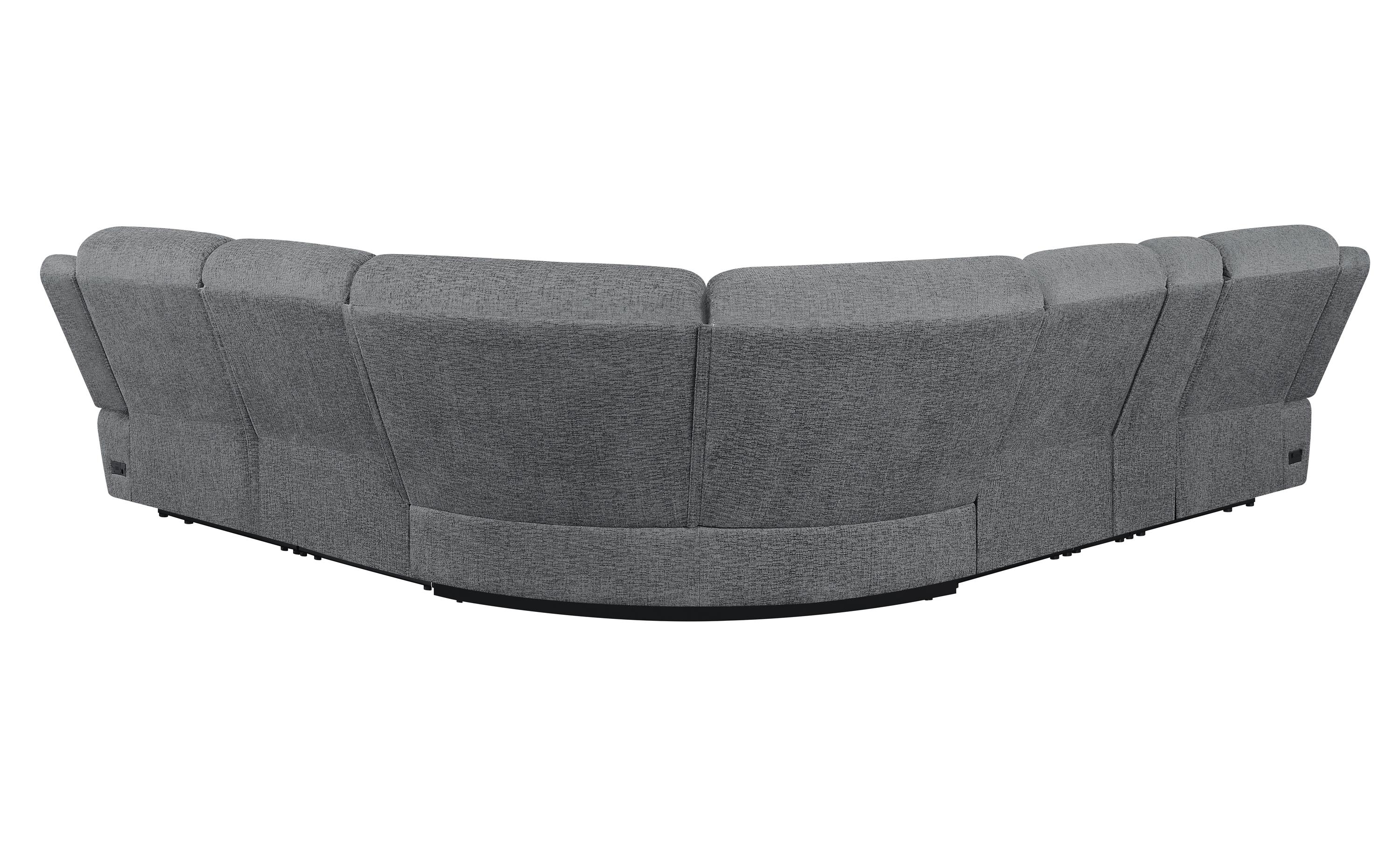 

    
Coaster 609540 Bahrain Motion Sectional Charcoal 609540

