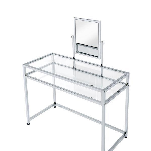 

                    
Acme Furniture AC00666 Coleen Vanity Desk &amp; Mirror &amp; Chair Chrome  Purchase 
